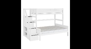 Lifetime stapelbed family 90-140 met trapkast