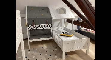 Lifetime Hoekopstelling Beach House met Among de stars thema. Dit betreft en bed wat in onze winkel heeft gestaan.