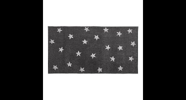 Lifetime vloerkleed grey & stars 3d effect