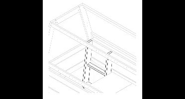 Lifetime korte ladder 2 traptreden voor hangout
