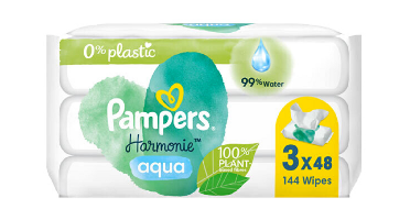 Pampers Pampers Vochtige Doeken Harmonie Aqua (3x48) 144