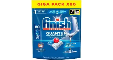 Finish Finish Vaatwastabletten Quantum All in 1 Regular 80 stuks