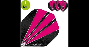 Mission Flare Dart Flights - Roze