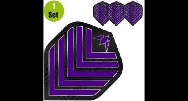 Mission Admiral Dart Flights - Paars
