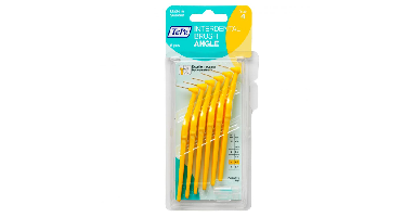 TePe Interdentale Ragers Angle 0.7 mm geel - 6 stuks