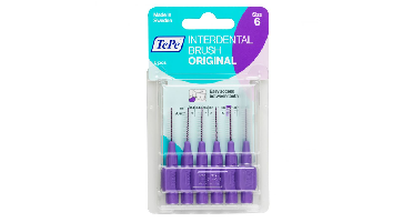 TePe Interdentale Ragers Original 1.1 mm paars - 6 stuks