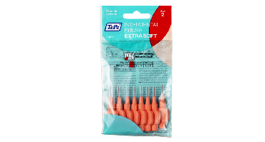 TePe Interdentale Ragers Extra Soft 0.5 mm lichtrood - 8 stuks
