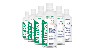Elmex Sensitive Mondwater - 6 x 400 ml