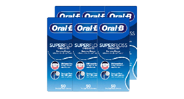 Oral-B Super Floss - 6 x 50 stuks - Voordeelverpakking