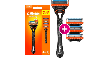 Gillette Fusion5 Scheersysteem + 4 Scheermesjes