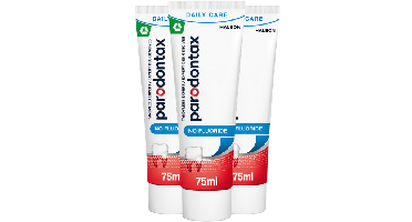 Parodontax Fluoridevrije Tandpasta Voordeelverpakking 3 x 75ml