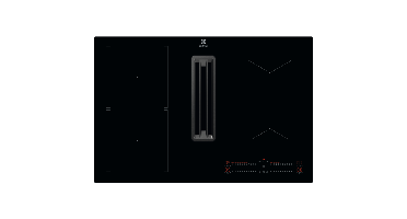 Electrolux 600 serie ComboHob met Bridge functie - Inductiekookplaat met afzuiging, 80 cm KCC83443CK