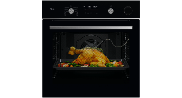 AEG 6000 SenseCook met SteamCrisp - Heteluchtoven met stoomondersteuning OR6AB521SB