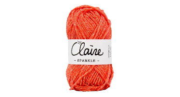 byClaire Sparkle 006 Candy Crush Coral - Haakgaren / Breigaren