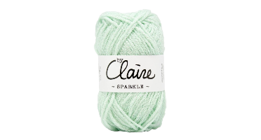 byClaire Sparkle 007 Minty Macaron - Haakgaren / Breigaren