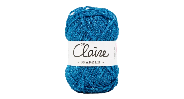 byClaire Sparkle 010 Twinkle Turquoise - Haakgaren / Breigaren