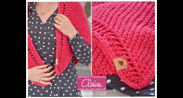 Voor en najaar omslagdoek Breipatroon