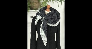 Haakpatroon Tweekleuren Wintersjaal