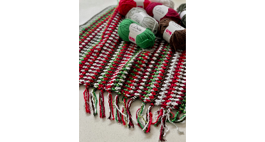 Haakpatroon byClaire Seizoensdeken Kerst