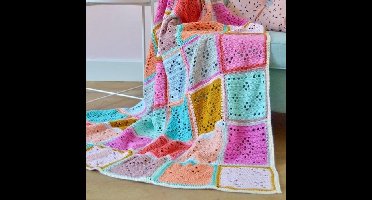 Haakpatroon byClaire Blokkendeken Pastel