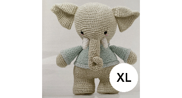 Amigurumi pakket Ray olifant Basis XL