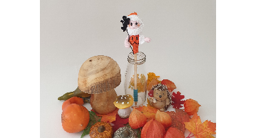 Haakpatroon byClaire Pompoen Mummy Topper voor Potlood