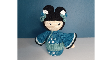 Haakpakket byClaire Kokeshi Aoi - Blauw