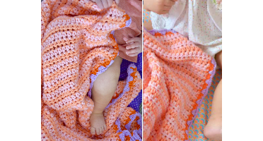 Haakpatroon byClaire Strependeken Zalm-Roze