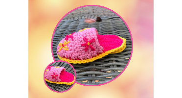 Haakpatroon byClaire Kleurrijke Instappers