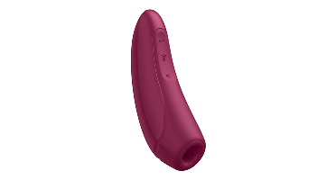 Satisfyer Curvy 1Plus - Air Pulse Stimulator en Vibratie - Roze Rood
