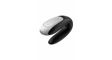 Satisfyer Dubbel Plezier - Partner Vibrator - Zwart