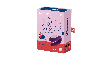 Satisfyer Double Joy - Partner Vibrator - Violet