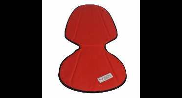 Kussentje/Inlay Mini Bright Red Solid with Black