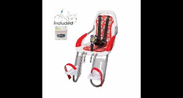 voorzitje wit stuurpen bevestiging Checked Red