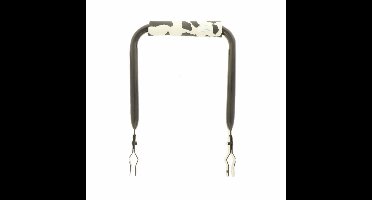 Rugsteun Rugleuning zwart met Cow rugkussentje