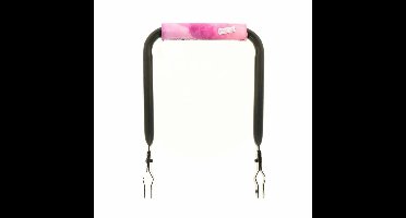 Rugsteun Rugleuning zwart met Watercolors rugkussentje