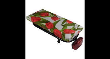 Bagagedragerkussen Cushie Tulips Red