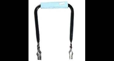 Rugsteun Rugleuning zwart met Baby Blue rugkussentje