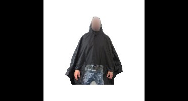 Poncho de luxe , Koplampproof one-size-fits-all Zwart