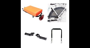 Fietskussen Hooodie Petit Oranje pakket