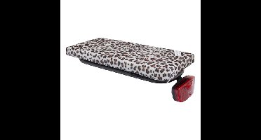 Bagagedragerkussen Leopard White