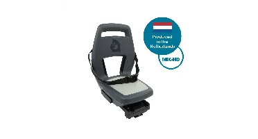 achterzitje Qibbel Junior 6+ MIK-HD antraciet/grijs