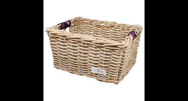Rieten Fietsmand L Love 5 naturel