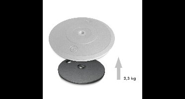 Gravity MS2WP Verzwaarde plaat voor microfoonvoet