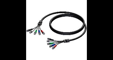 Procab CAV122/15 5-Aderige BNC kabel 15m
