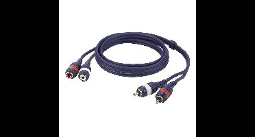 DAP FL27 tulpkabel 2x RCA male naar 2x RCA female 3m