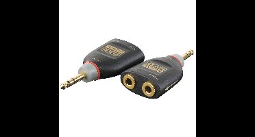 DAP Xcaliber XGA20 1x Stereo Jack naar 2x Stereo Jack verloopplug