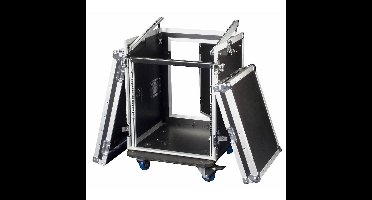 DAP RCA-DD10TOP Slant flightcase 10+10 HE