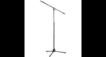 K&M 27105 Microfoonstatief met hengel zwart