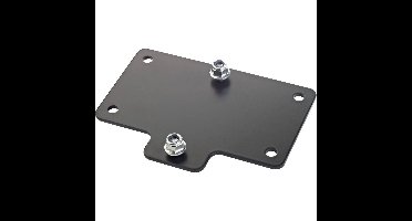 K&M 24357 Adapter paneel 4 zwart